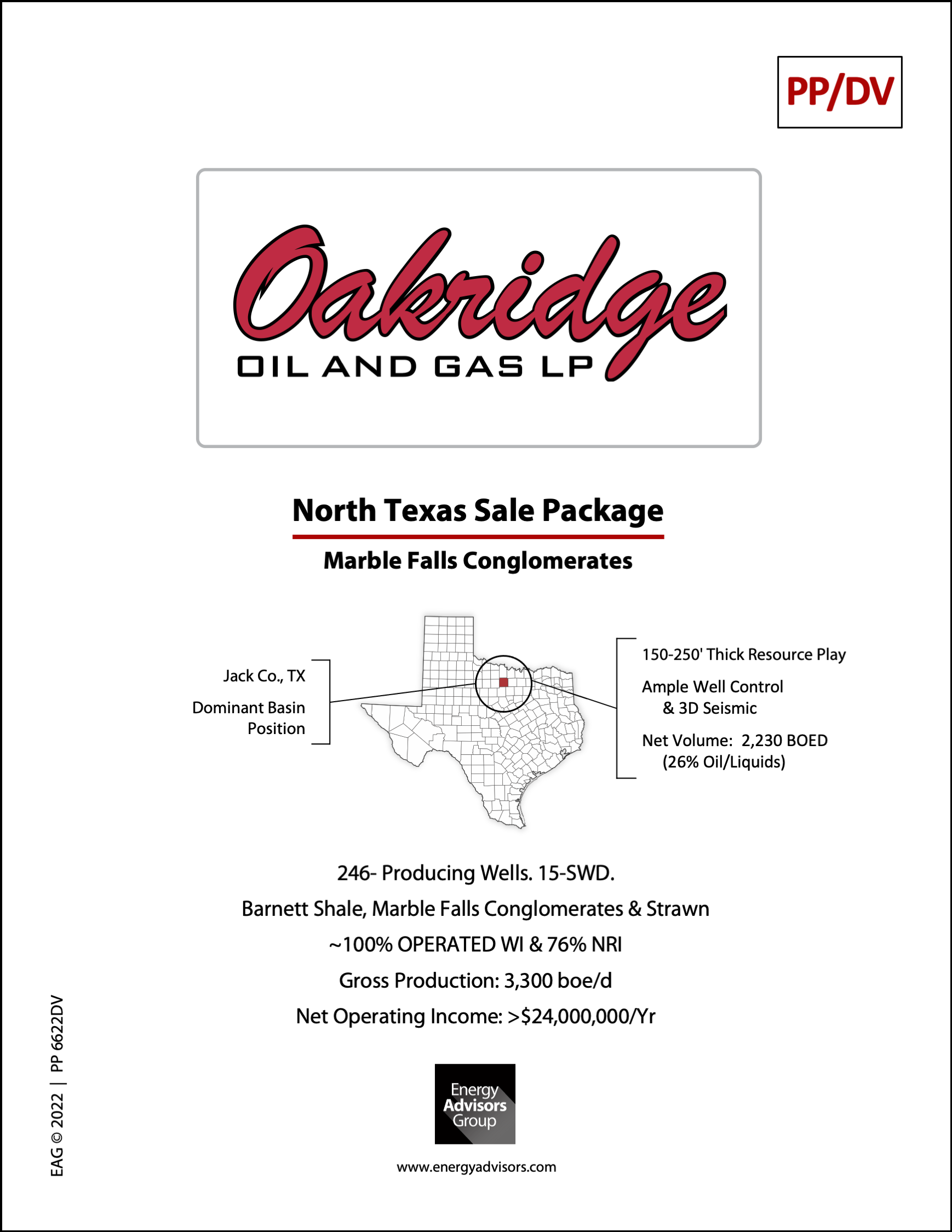 SUBSTANTIAL NORTH TEXAS PACKAGE